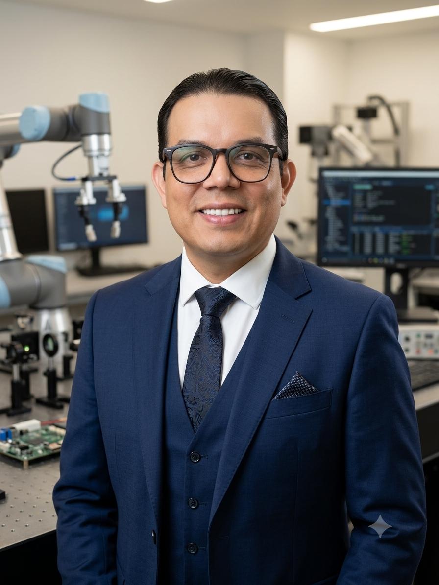 Retrato del Ing. Carlos Bósquez, director de LinkTech Academy
